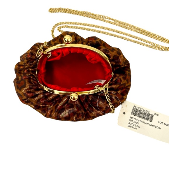 NWT Chico's Metropolitan Cheetah Pouch Bag - Picture 2 of 3